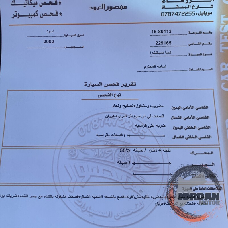 سوق السيارات الأردني