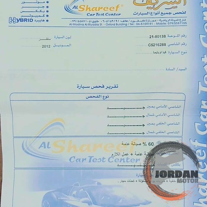 سوق السيارات الأردني