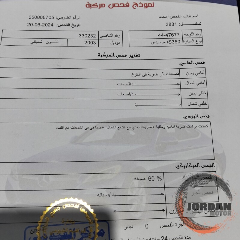 سوق السيارات الأردني