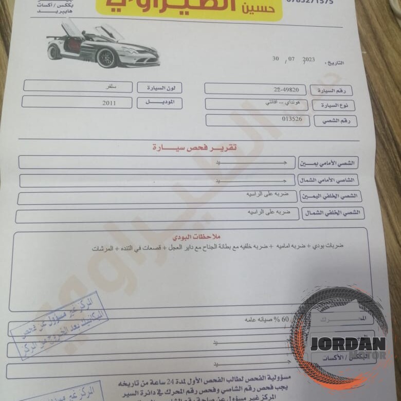 سوق السيارات الأردني